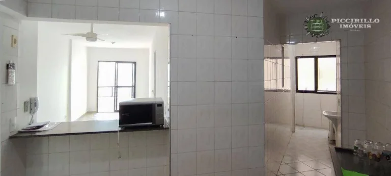 Imagem Apartamento com 2 dormitórios para alugar, 57 m² por R$ 3.115,51/mês - Aviação - Praia Grande/SP