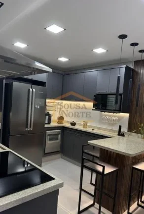 Imagem Sobrado de alto padrão com 2 dormitórios, sendo 1 suíte, 3 banheiros, área útil de 157 m² e 2 ...