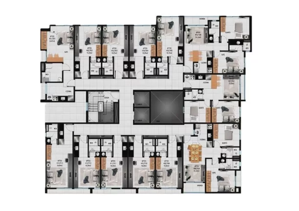Imagem Flat à venda, 37 m² por R$ 309.000,00 - Bessa - João Pessoa/PB