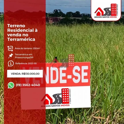 Terreno, Terramérica RS, Pirassununga - R$ 130 mil, Cod: 162