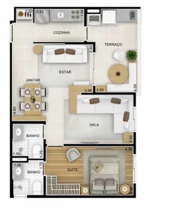 Imagem APARTAMENTO RESIDENCIAL em São Paulo - SP, Vila Mascote