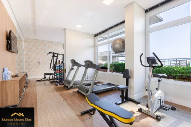 Imagem Apartamento Mobiliado à venda com 1 dormitório e 1 vaga na Vila Leopoldina - Portaria 24 hs, Edifício com Lazer e Gerador