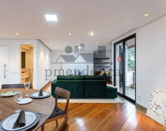 Imagem Apartamento na Vila Madalena com 3 quartos (2 suítes) e 2 vagas, 170m².