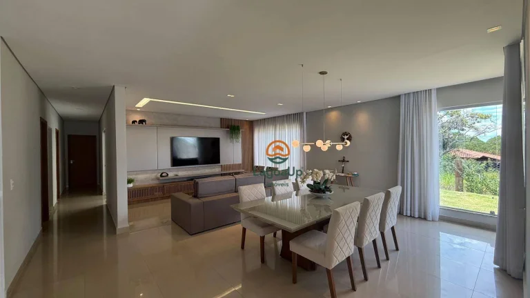 Imagem Casa com 3 dormitórios à venda, 213 m² por R$ 1.240.000 - Campo das Azaléias - Lagoa Santa/MG