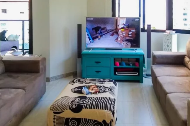 Imagem Flat com 3 dormitórios à venda, 112 m² por R$ 700.000,00 - Pitangueiras - Guarujá/SP