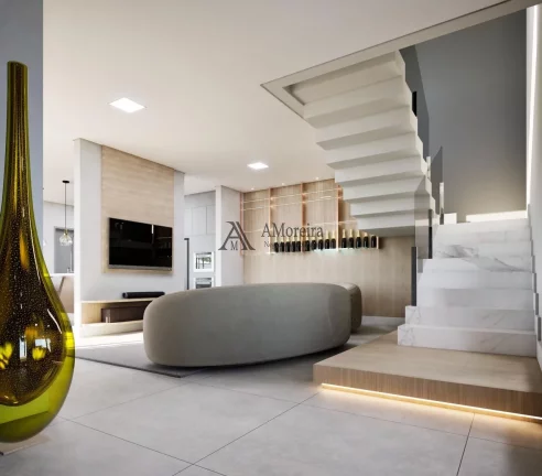 Imagem Casa em Condomínio (Reserva Ermida) com 3 Suítes e 4 Vagas de Garagem em Jundiaí-SP - Jardim Ermida I: 263m² de Pura Sofisticação!