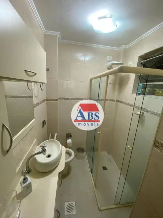 Imagem Apartamento com 2 dormitórios à venda, 82 m² por R$ 695.000 - Gonzaga - Santos/SP Porteira Fechada Vista Mar