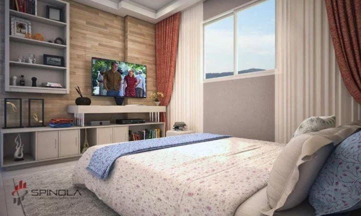 Imagem Apartamento com 2 dormitórios à venda, 56 m² por R$ 410.000,00 - Aviação - Praia Grande/SP