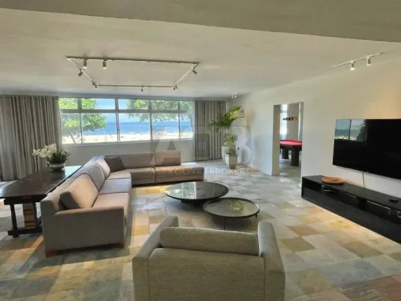 Imagem Apartamento à venda na Atlântica, 4 Suítes, 677m2, 4vagas, frontal Mar.