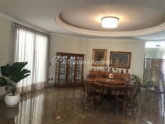 Imagem Venda , casa , condomínio Alphaville , em Campinas . 
Imponente casa à venda com área privativa d...
