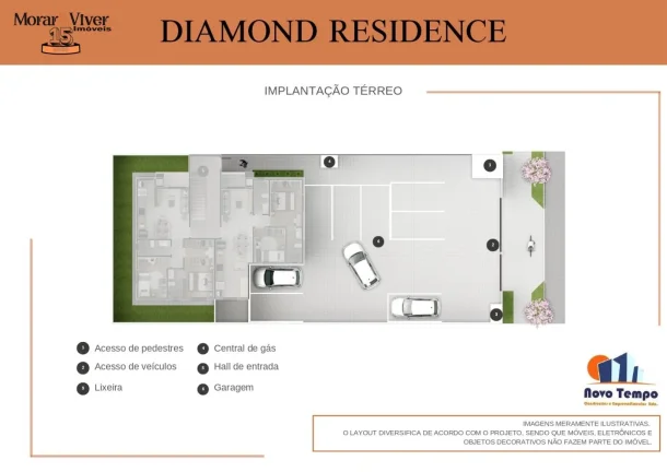 Imagem Apartamento para Venda em São José dos Pinhais, Afonso Pena, 2 dormitórios, 1 suíte, 2 banheiros, 1 vaga