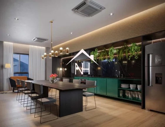 Imagem apartamento de 195m c/ 3 suítes (1 master), cozinha gourmet, 3 vagas, hall privativo, Salão de festas, Salão gourmet, Churrasqueira, sauna, playground