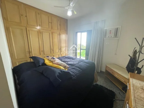 Imagem Apartamento a 150 metros da praia da Enseada com 3 dormitórios, suíte, 2 vagas, Guarujá-SP: 127m², 1 suíte, 2 salas, 2 banheiros e vaga de garagem