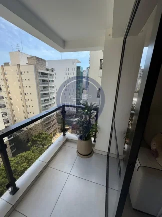 Imagem Apartamento para locação no Itaim Bibi, São Paulo-SP: 1 quarto, 1 sala, 1 banheiro, 1 vaga de garagem, 42m² de área.