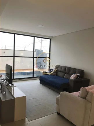 Imagem Casa Sobrado, 5 Dormitórios( 3 suítes), 358m², Condomínio Rudá.