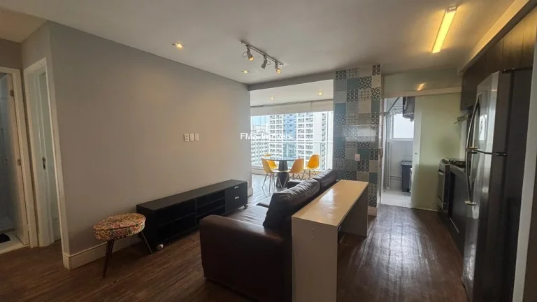 Imagem Apartamento para locação na Consolação, São Paulo-SP: 1 quarto, 1 sala, 1 banheiro, 1 vaga de garagem, 50m² de área!