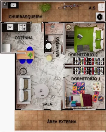 Imagem CASA COM 49.39 m² - VILA CAICARA - PRAIA GRANDE SP