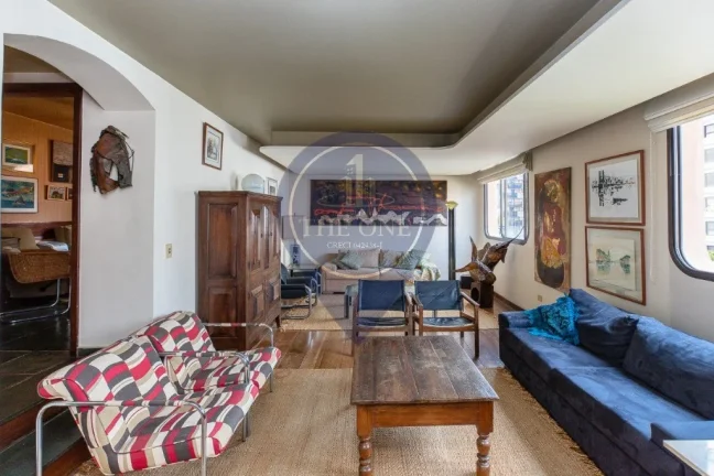 Imagem Apartamento à venda em Indianópolis, São Paulo-SP! 3 quartos, 1 suíte, 2 salas, 3 banheiros, 4 vagas de garagem.
