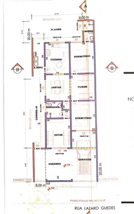 Imagem Casa para Venda em Araras, Parque Tiradentes, 3 dormitórios, 1 suíte, 1 banheiro, 2 vagas