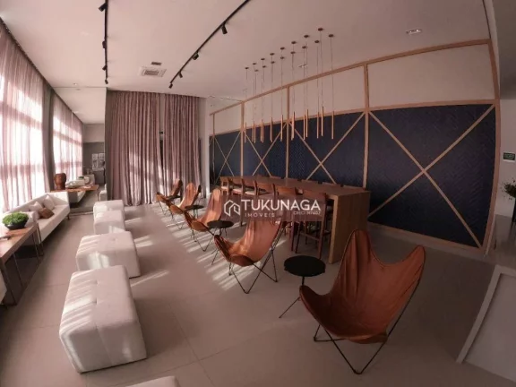 Imagem Studio com 1 dormitório para alugar, 39 m² por R$ 3.967,80/mês - Vila Lanzara - Guarulhos/SP