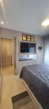 Imagem Apartamento com 2 dormitórios sendo 1 suíte e 1 vaga de garagem em Balneário Camboriú/SC