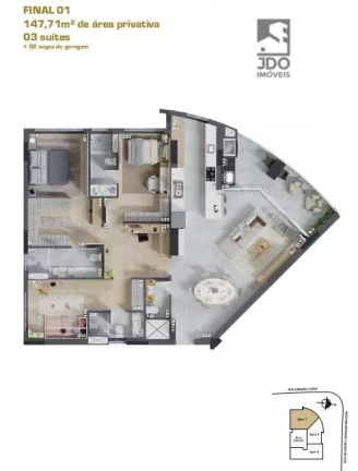 Imagem Apartamento a Venda no bairro Cristo Rei - Curitiba, PR