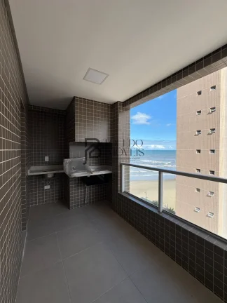 Imagem Apartamento Vista mar de 1 Dormitório com suíte no bairro Jardim Rela - Praia Grande