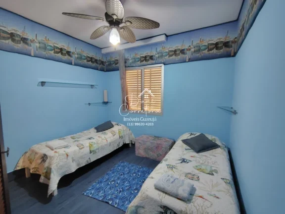 Imagem Apartamento com linda vista para o mar em Guarujá-SP, no Morro do Maluf: 3 quartos, 2 suítes, 2 salas, 3 banheiros, 1 vaga de garagem, 142m².