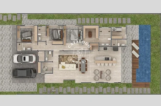 Imagem Casa em Condomínio a Venda no bairro Residencial e Empresarial Alphaville - Ribeirão Preto, SP