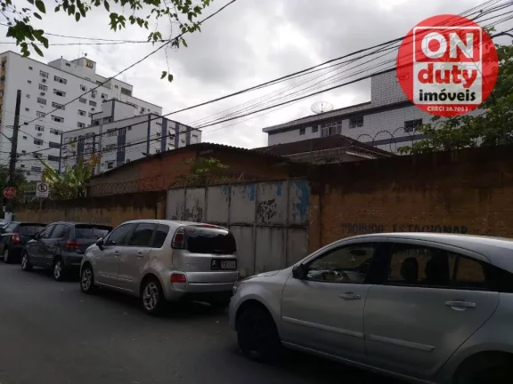 Imagem Terreno para alugar, 536 m² por R$ 15.700,00/mês - Encruzilhada - Santos/SP