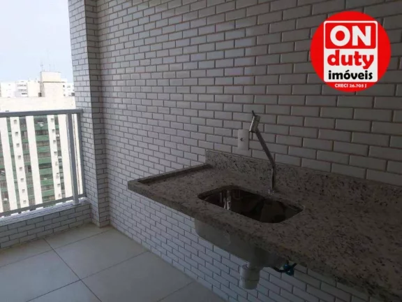 Imagem Apartamento com 1 dormitório à venda, 58 m² por R$ 780.000,00 - Boqueirão - Santos/SP