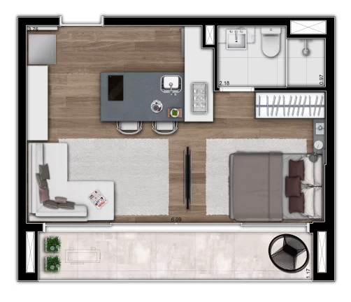 Imagem Duplex em Itaim Bibi - São Paulo SP