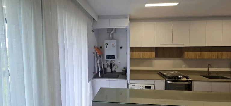 Imagem Apartamento com 2 suítes e 2 vagas de garagem na Praia Brava em Itajaí