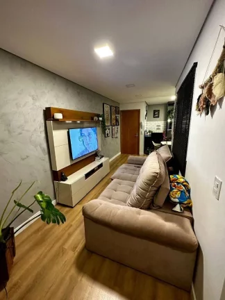 Imagem Apartamento com 2 dormitórios para alugar, 53 m² por R$ 2.359/mês - Vila Humaitá - Santo André/SP