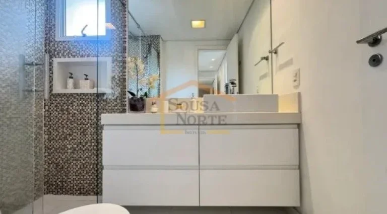 Imagem Apartamento com 133 m², com 3 dormitórios, sendo 3 suítes, 4 banheiros e 2 vagas de garagem. Imó...