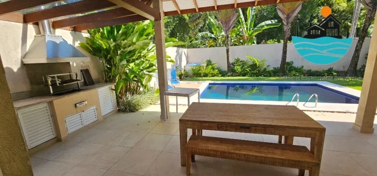 Imagem Comprar casa em Juquehy - av. da praia, canto direito, 30m da praia, 5 suítes, piscina, churrasqueira, 4 vagas, 394m² de construção | Juquehy Imobil