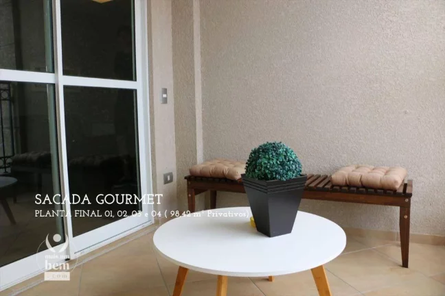 Imagem Apartamento 98 m² com sacada, 3 quartos sendo 1 suíte à venda por R$ 822.000 - Alto da Glória - Curitiba/PR
