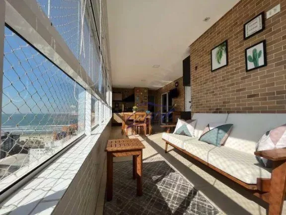 Imagem Apartamento com 3 dormitórios à venda, 127 m² por R$ 990.000 - Aviação - Praia Grande/SP