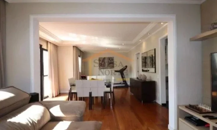 Imagem Apartamento à venda em Santana com 140 m², vista panorâmica para a Serra da Cantareira. São 3 su...