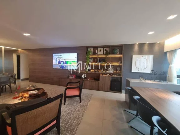Imagem Edf. 4qts., 3 suítes, 3 vagas, dependência completa173m2 MOBILIADO..