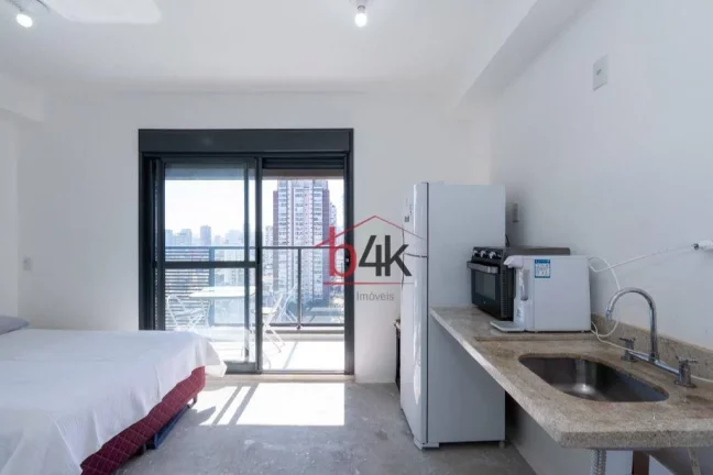 Imagem Apartamento com 1 dormitório à venda, 30 m² por R$ 455.000,00 - Brooklin - São Paulo/SP