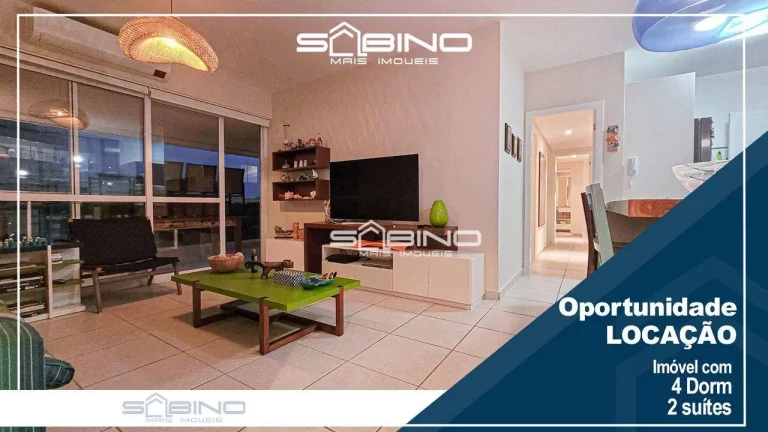 Imagem Apartamento para locação Temporada, com 3 dormitórios sendo 3 Suítes, em Riviera de São Lourenço – Bertioga SP