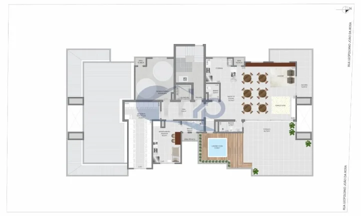 Imagem Apartamento a venda com 2 dormitorios na Praia da Cal em Torres/RS