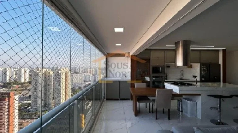 Imagem Apartamento mobiliado, com 1 dormitório, sendo 1 suite, 2 banheiros, varanda gourmet. 
1 vaga de ga...