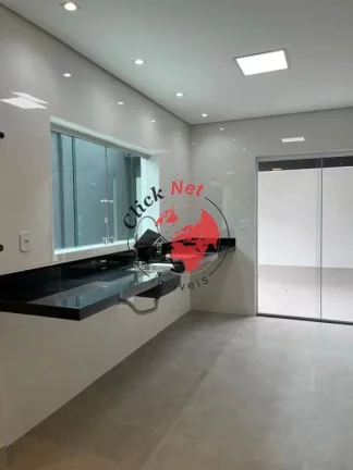 Imagem Sobrado Novo Impecável à Venda no Jardim do Estádio - Santo André