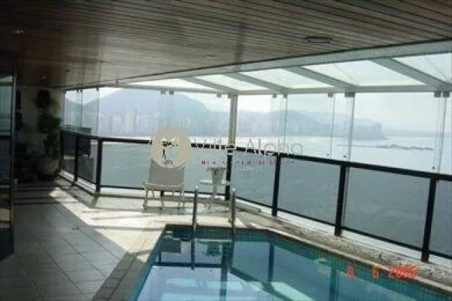 Imagem IPONENTE APARTAMENTO COM VISTA PANORAMICA NA PRAIA MAIS BADALADA DO GUARUJÁ