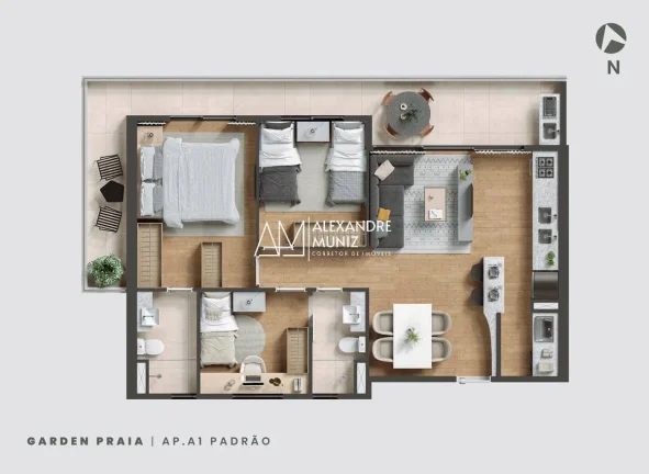 Imagem Garden Praia, apartamentos a venda, Meireles, Fortaleza-CE.