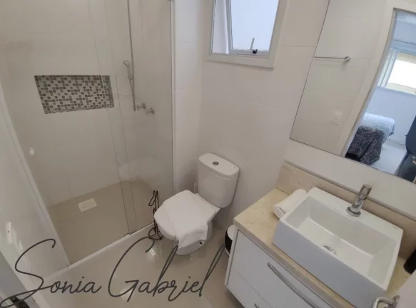 Imagem Apartamento à venda em Florianópolis-SC: 2 quartos, 1 suíte, 2 salas, 2 banheiros, 2 vagas de garagem, 72m² no Condomínio Dom Bernardo!