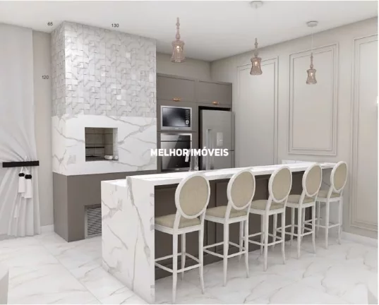 Imagem Apartamento na Planta à Venda com 03 suítes, Sacada com Churrasqueira, Localizado no Bairro Meia Praia em Itapema - SC