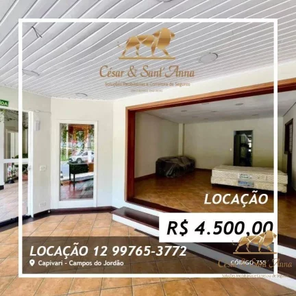 Imagem Lindo ponto comercial para locação no Capivari em Campos do Jordão-SP